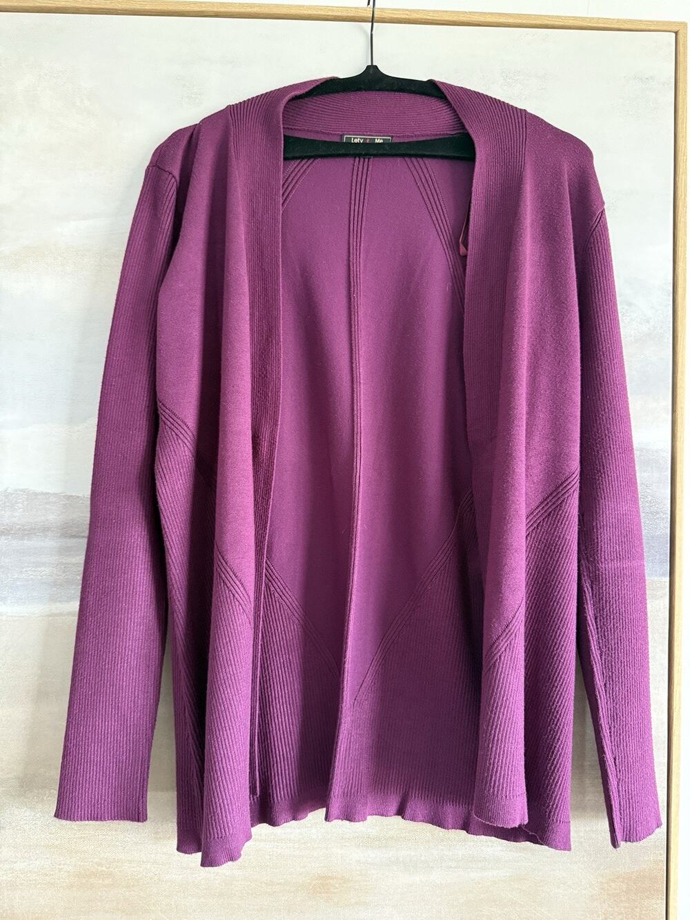 Lety & Me Cardigan Women’s Large Stitch Fix Purple